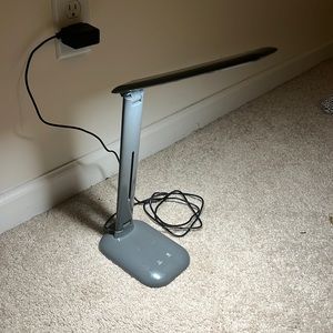 H-Welldone folding portable LED desk‎ lamp with USB charger